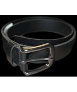 Timberland Men&#39;s 35mm Classic Buckle Jean Leather Belts, Black, 32 - $48.80 CAD