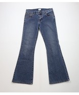 Vintage 90s Calvin Klein Womens 7 Spell Out Wide Leg Bell Bottoms Denim ... - $94.71 CAD