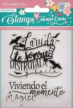 Stamperia International, Kft Cling Stamps Magico, Viviendo El Momento By Johanna - £7.19 GBP