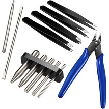 12 Metal Diy Model Kits Tool Including 7 Metal Model Long Edge Bending T... - $18.99