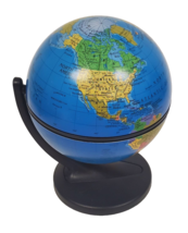 Vintage 2001 US Replogle Desk Scan Mini Globe Educational Dual Direction... - $17.09