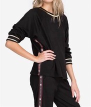 Johnny Was castle cropped pullover in black - size S - £78.57 GBP