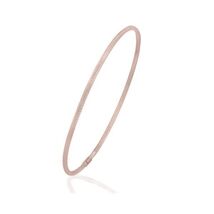 Citerna 9 ct Rose Gold, Diamond Cut Textured Bangle of 6.5 cm Diameter  - $468.00