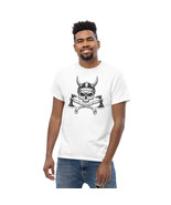 Men&#39;s classic t-shirt viking skull without jaw - $24.84 CAD+