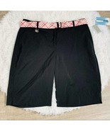 Charter Club Golf Black Coolmax Shorts NWT Size 8 - $24.74