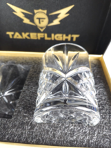 Takeflight Godinger Shannon Crystal Dublin Double Old Fashioned 4&quot; Whiskey Glass - £18.38 GBP