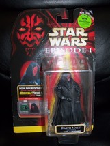 Hasbro Star Wars Episode I Tatoonie Darth Maul Action Figure W/COMMTECH Chip New - £44.63 GBP