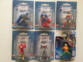 NEW DC Justice League Figures - Superman, Batman, Wonder Woman, Flash, A... - $22.46