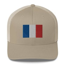 Cap Summer Hat Flag French Gift, Hat Gift Flag Logo Patch French - £25.94 GBP