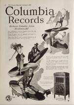 1920 Print Ad Columbia Grafanola Record Player Al Jolson,Nora Bayes New ... - $20.68
