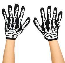Rubie&#39;s 332 Costume Co Men&#39;s Skeleton Gloves-Black/White Costume, One Size - £27.05 GBP