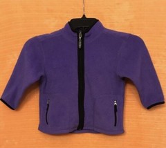 The Children’s Place - Girls Zip-up Purple Fleece - 24 months - £3.99 GBP