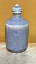 Chinese Porcelain 3&quot;+ Snuff Bottle Pale Purple Flambé glaze w/ lid gray-ish - €77,03 EUR