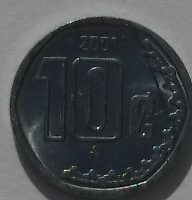 Mexico 10 centavos 10 cent Coin 2001 - $0.99