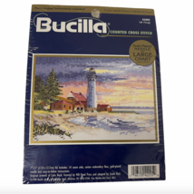 Bucilla 1998 Counted Cross Stitch Sealed Kit Safe Passage #42005 NIP New... - $10.99