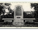 National Womens Relief Society Monument Nauvoo Illinois IL UNP WB Postca... - £3.85 GBP