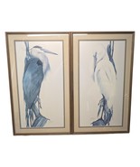 Art La May Marsh Master &amp; Marsh Beauty Signed Prints Great Blue Heron 38... - $339.49