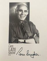 The Late Late Show TV Host Tom Snyder signed photo - £19.93 GBP