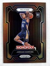 2023 Prizm Monopoly #56 Jordan Hawkins Rookie RC Brown Prizm Pelicans #210/249 - $14.84