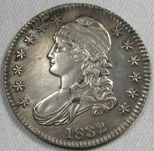 1832 Capped Bust Silver Half Dollar AU Details Coin AG43 - £236.32 GBP