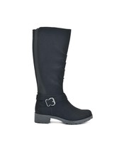 White Mountain Women&#39;s Dayna Wide Calf Tall Boots Black Size 11M B4HP - £27.30 GBP