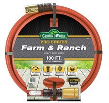 GroundWork CTSCELCF34100 Pro Series Farm and Ranch Heavy-Duty Hose 3/4&quot; ... - £118.04 GBP