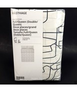 Ikea Hasthage Full/Queen Duvet Cover &amp; 2 Pillowcases Dala Horse White Bl... - $67.31