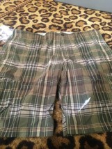 Eddie Bauer Brown Plaid Shorts Pockets Casual Men&#39;s Size 40 - $43.77