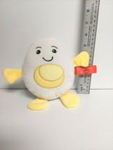 Dan Dee UR EGG-STRA Special Egg 8&quot; White Yellow Plush Stuffed Toy Easter... - £15.78 GBP