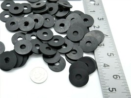 Rubber Flat Washers 1/16&quot; Thick  Small Pack Quantities Black  12 Sizes available - £5.05 GBP+