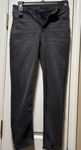 Womens Size 2 Mom Jeans Black Distressed American Eagle - $8.00