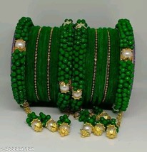 Indian Women/Girls Bangles/Bracelet Gold Plated Fashion Wedding Favor Jewelry - £22.45 GBP