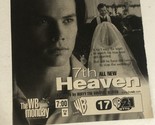 7th Heaven Tv Guide Print Ad Barry Watson TPA11 - £4.74 GBP