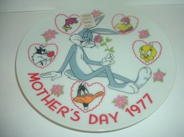 1977 Bugs Bunny Looney Toons Tunes Mothers Day Plate Dave Grossman - $16.99