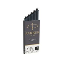 Parker S0116200 Quink Fountain Pen Refills, Long Cartridges - Pack of 5,... - $14.00