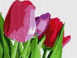 Pepita Needlepoint Canvas: About Tulips, 12&quot; x 9&quot; - £68.02 GBP+