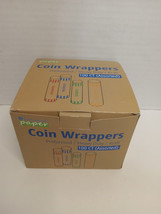 Essential Paper 100 Rolls Coin Wrappers Paper Tubes Incomplete - £7.97 GBP