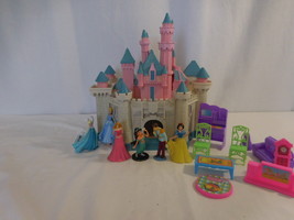 Disney Sleeping Beauty Castle PlaySet Princess Cinderella Bell Jasmine S... - £56.20 GBP