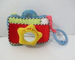 Carters plush My first camera red blue hanging link baby soft toy photo ... - £15.69 GBP
