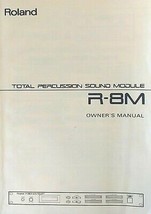 Roland R-8M Drum / Percussion Sound Midi Module Original Owner&#39;s Manual ... - $39.59