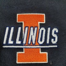 Illinois Fleece Pullover Shirt Dog Pet Navy Blue Orange Tiny - £7.78 GBP