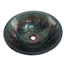 JSG Fawn Oceana Vessel Undermount Oceana Blue Reflections Bathroom Under... - $188.09