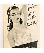 1946 Maiden Form Brassieres Advertisement Vintage Fashion Under Garments... - €8,59 EUR