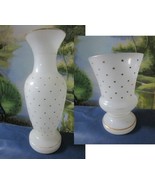 Opaline Bristol Glass Antique Vases Golden Stars Pick 1 - $1,425.95 MXN+