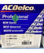 ACDelco Genuine Starter Motor 337-1063 GM 88877162 - $101.64