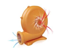 350W AIR BLOWER, High Power External Easy Operation for Bounce House/Sky... - $77.86