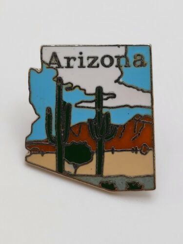 Arizona Vintage Pin Arizona State Vintage Enamel Pin  - $14.65