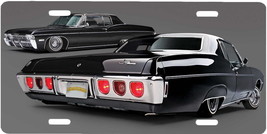 1968 impala low rider black | License Plate | 12&quot; X 6&quot; | Sports Car - £11.94 GBP