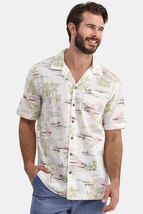 George Men's Camp Shirt. Size 2XL(50-52) Cream Beach Scenic. NWT. - €6,75 EUR