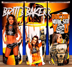 Britt Wrestling Baker Cup Mug Tumbler 20oz - $19.75